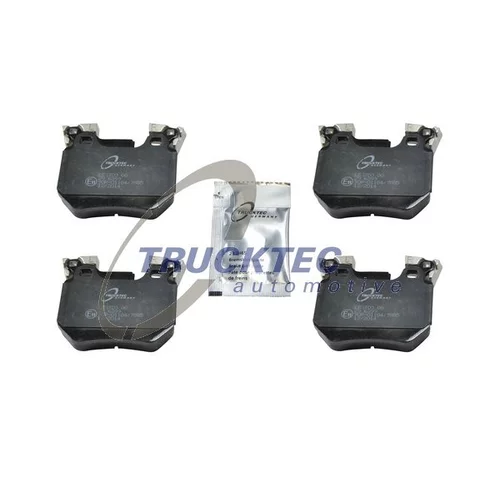 Sada brzdových platničiek kotúčovej brzdy TRUCKTEC AUTOMOTIVE 08.35.043