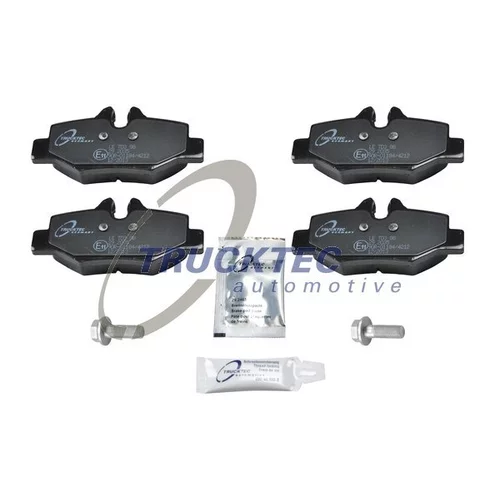 Sada brzdových platničiek kotúčovej brzdy 02.35.161 (TRUCKTEC AUTOMOTIVE)