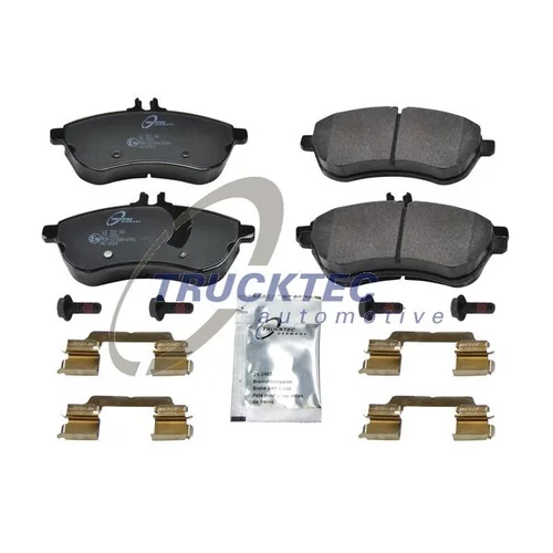 Sada brzdových platničiek kotúčovej brzdy TRUCKTEC AUTOMOTIVE 02.35.232