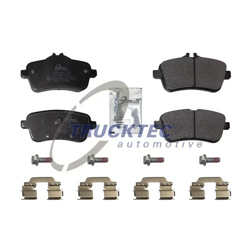 Sada brzdových platničiek kotúčovej brzdy TRUCKTEC AUTOMOTIVE 02.35.496