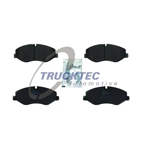 Sada brzdových platničiek kotúčovej brzdy TRUCKTEC AUTOMOTIVE 02.35.497