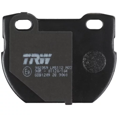 Sada brzdových platničiek kotúčovej brzdy GDB1209 /TRW/ - obr. 4