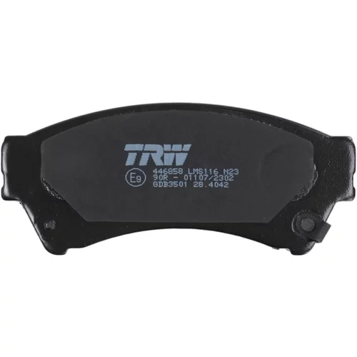 Sada brzdových platničiek kotúčovej brzdy GDB3501 /TRW/ - obr. 5