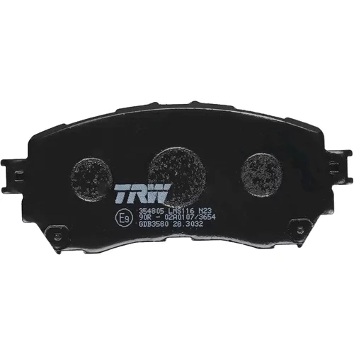 Sada brzdových platničiek kotúčovej brzdy GDB3580 /TRW/ - obr. 5