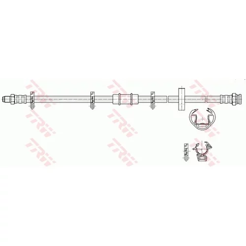 Brzdová hadica PHB242 /TRW/ - obr. 1