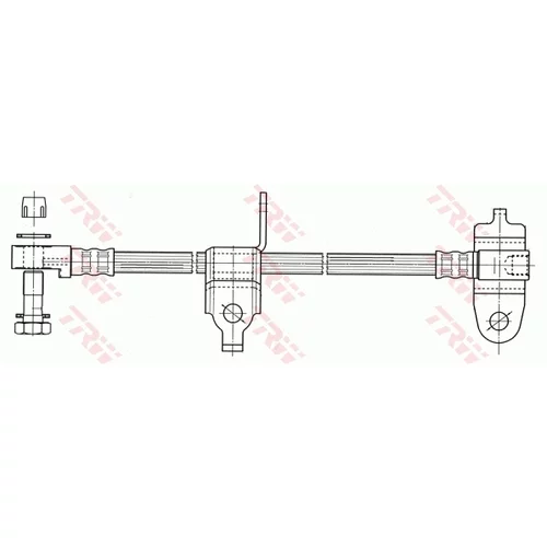 Brzdová hadica PHD953 /TRW/ - obr. 1