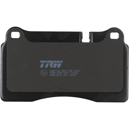 Sada brzdových platničiek kotúčovej brzdy GDB1670 /TRW/ - obr. 3