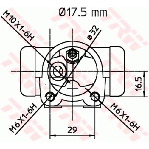 Brzdový valček kolesa BWC247 /TRW/ - obr. 1