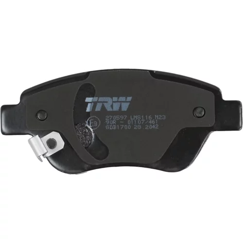 Sada brzdových platničiek kotúčovej brzdy GDB1700 /TRW/ - obr. 4