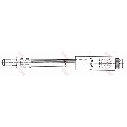 Brzdová hadica PHB304 /TRW/ - obr. 1
