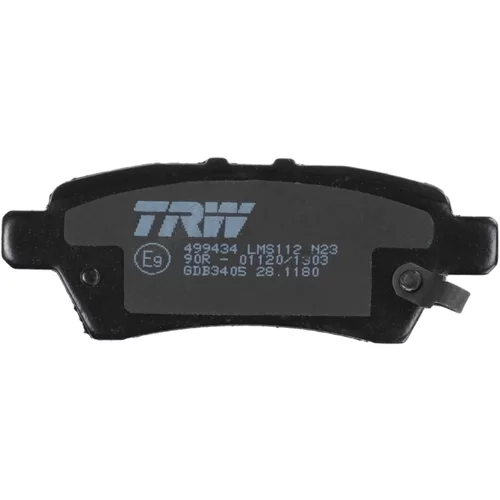 Sada brzdových platničiek kotúčovej brzdy GDB3405 /TRW/ - obr. 4
