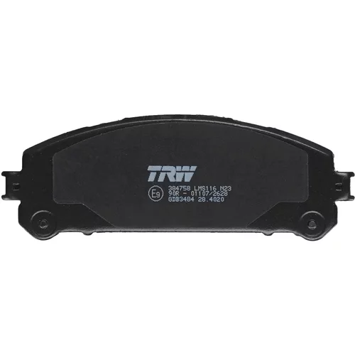 Sada brzdových platničiek kotúčovej brzdy GDB3484 /TRW/ - obr. 5