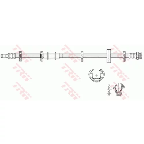 Brzdová hadica PHB217 /TRW/ - obr. 1