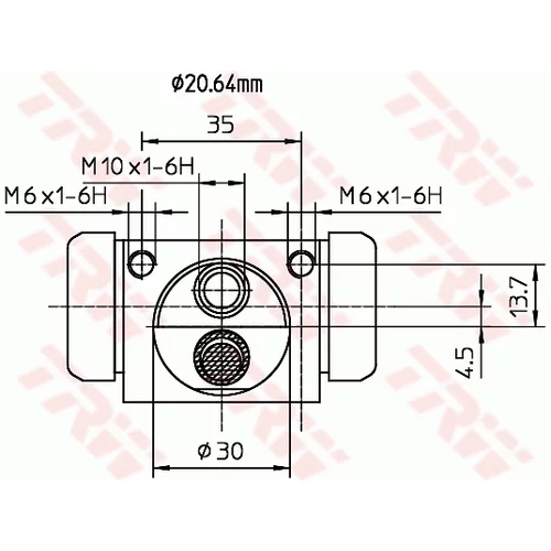 Brzdový valček kolesa BWF318 /TRW/ - obr. 1