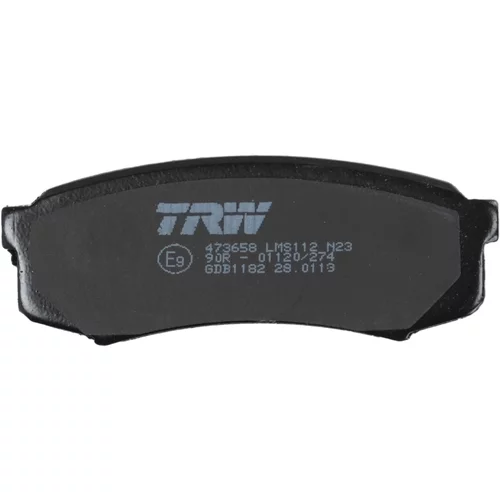 Sada brzdových platničiek kotúčovej brzdy GDB1182 /TRW/ - obr. 4