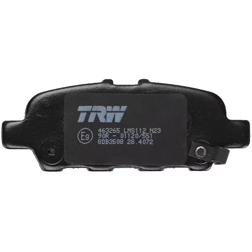 Sada brzdových platničiek kotúčovej brzdy GDB3508 /TRW/ - obr. 4