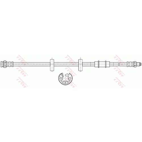 Brzdová hadica PHB227 /TRW/ - obr. 1