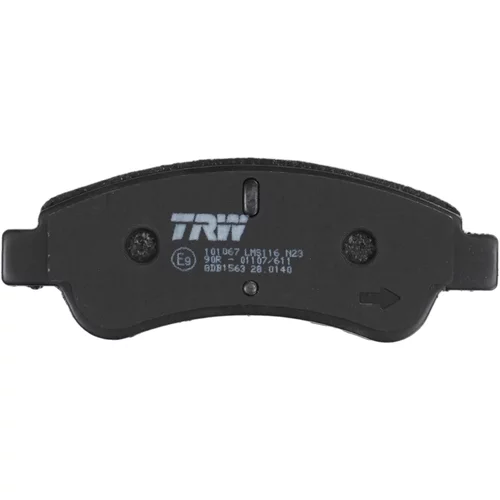 Sada brzdových platničiek kotúčovej brzdy GDB1563 /TRW/ - obr. 5
