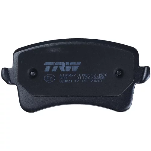 Sada brzdových platničiek kotúčovej brzdy GDB2107 /TRW/ - obr. 3