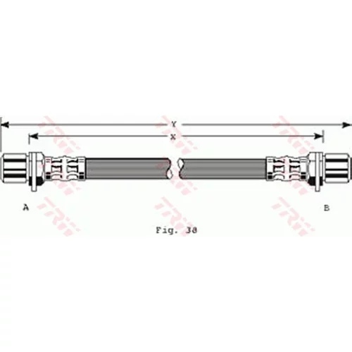 Brzdová hadica PHA111 /TRW/ - obr. 1