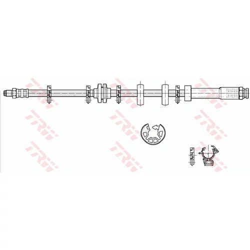 Brzdová hadica PHB297 /TRW/ - obr. 1