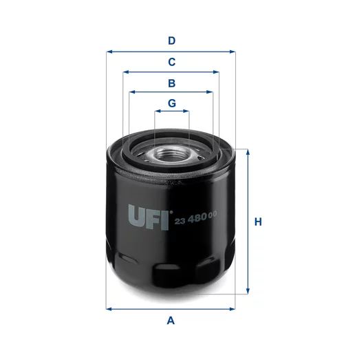 Olejový filter UFI 23.480.00