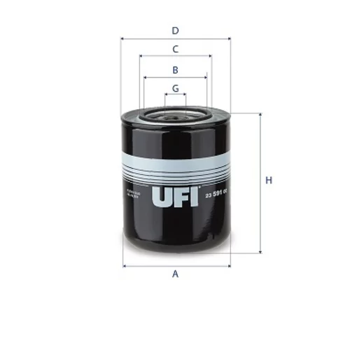 Olejový filter UFI 23.591.00