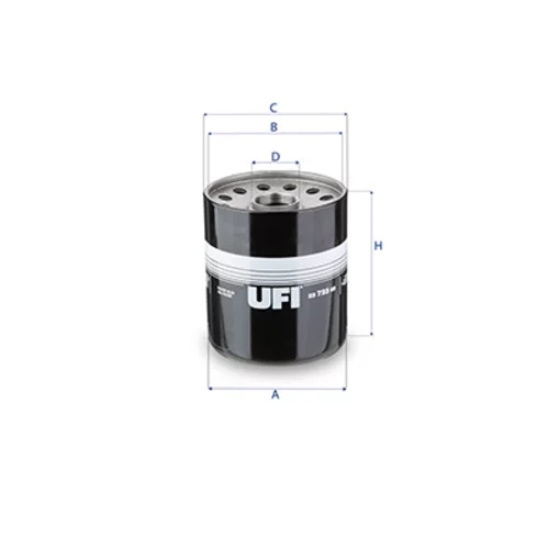 Hydraulický filter automatickej prevodovky UFI 23.723.00