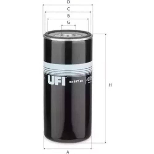 Olejový filter UFI 23.817.00