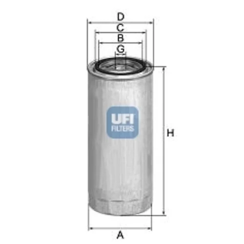 Palivový filter UFI 24.372.00