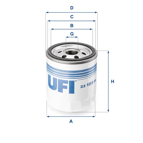 Olejový filter UFI 23.188.00