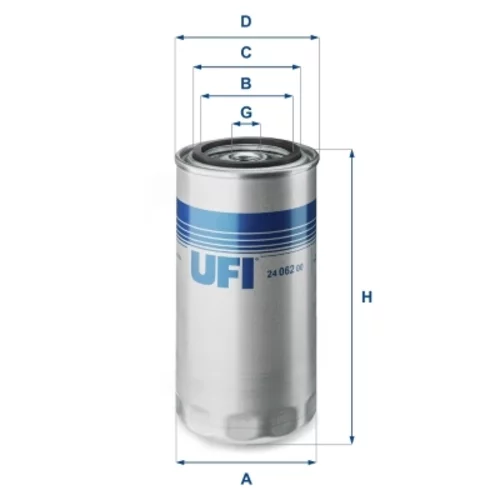Palivový filter UFI 24.062.00