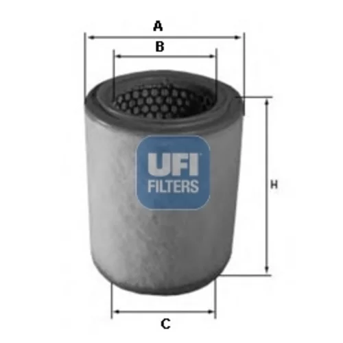 Vzduchový filter UFI 27.592.00