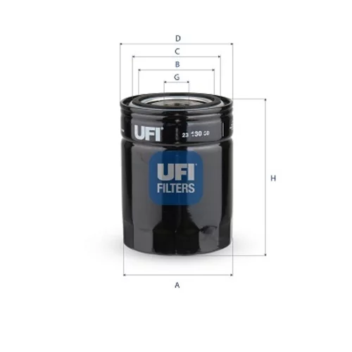 Olejový filter UFI 23.180.00