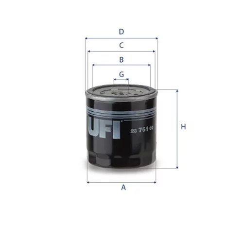 Olejový filter UFI 23.751.00