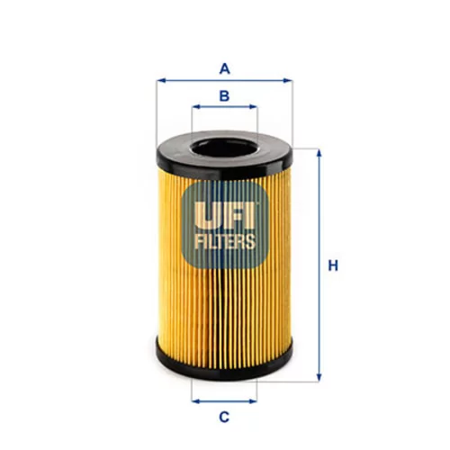 Palivový filter UFI 26.163.00