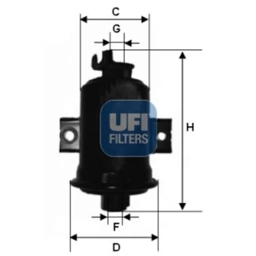 Palivový filter UFI 31.560.00