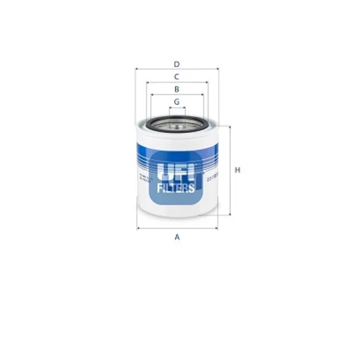 Olejový filter UFI 23.185.00