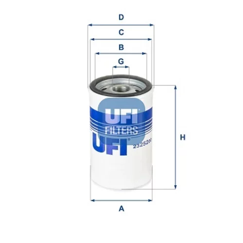 Olejový filter UFI 23.252.00