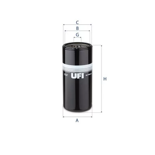 Hydraulický filter automatickej prevodovky UFI 23.744.00