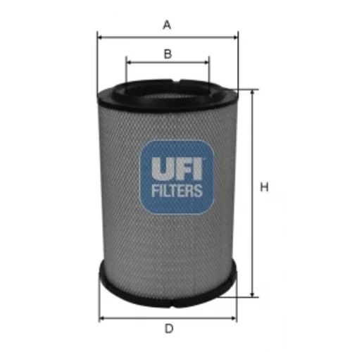 Vzduchový filter UFI 27.A43.00