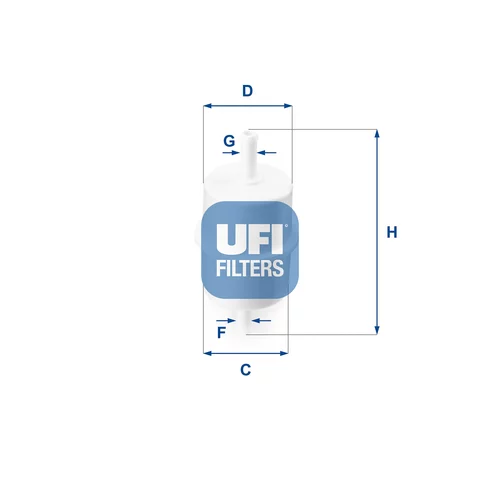 Palivový filter UFI 31.010.00