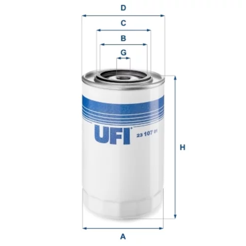 Olejový filter UFI 23.107.01