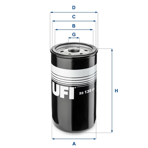Hydraulický filter automatickej prevodovky UFI 23.138.00