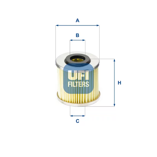 Olejový filter UFI 25.529.00