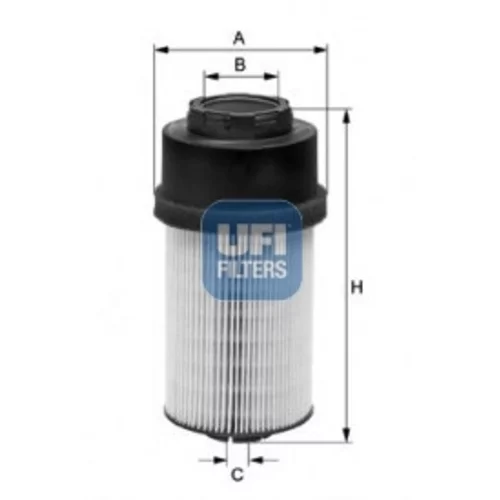 Palivový filter UFI 26.009.00