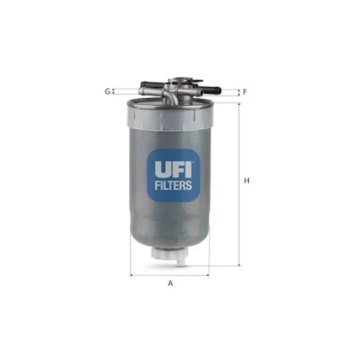 Palivový filter UFI 55.427.00