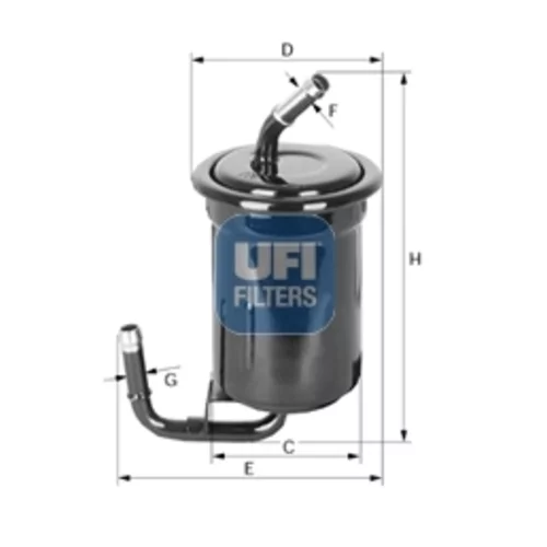 Palivový filter UFI 31.519.00