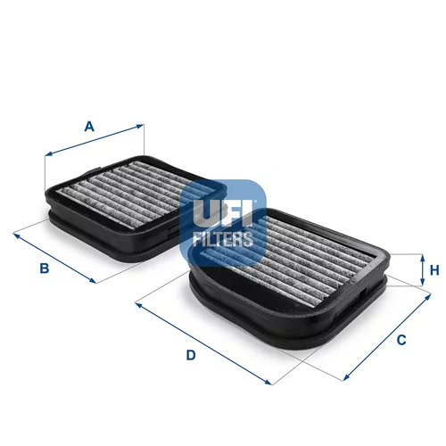 Filter vnútorného priestoru UFI 54.141.00