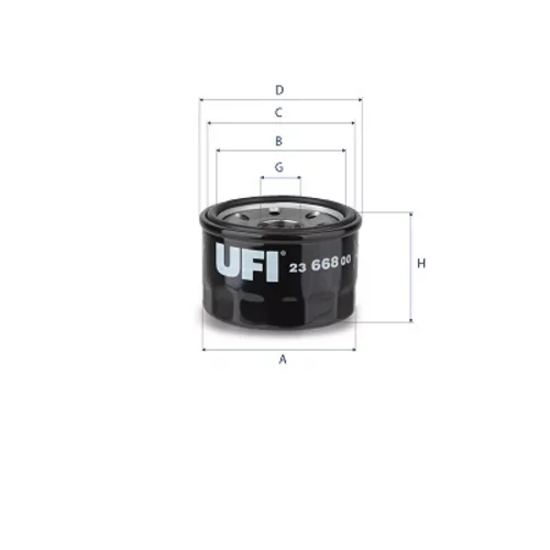 Olejový filter UFI 23.668.00